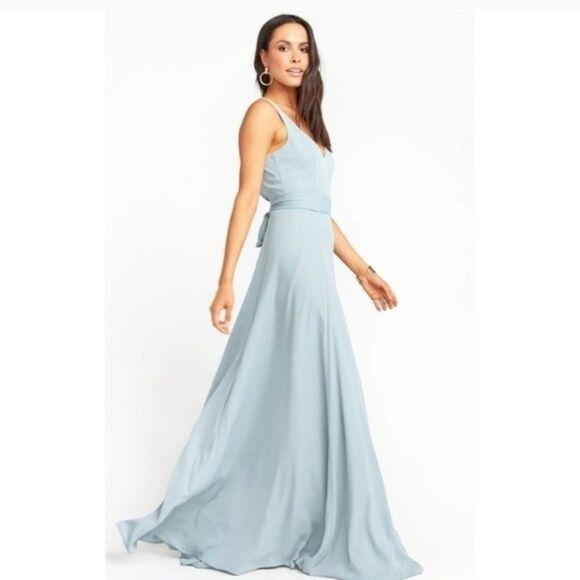 NEW Show Me Your Mumu Silver Sage Crisp Jenn Maxi Dress Size XS - Picture 2 of 8